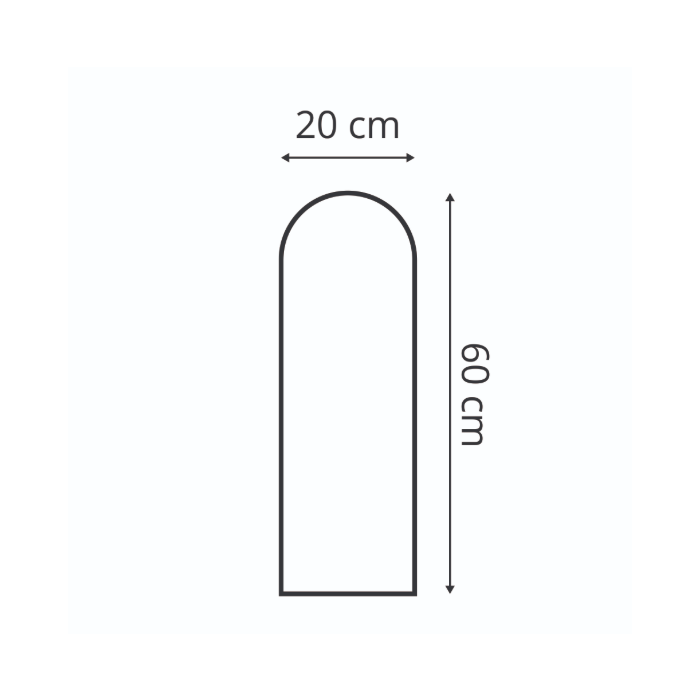 Polsterpaneel Graphit 20 cm